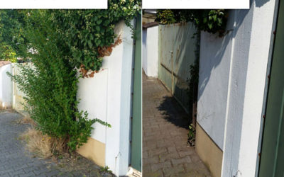 Strassen und Gehweg-Säuberung